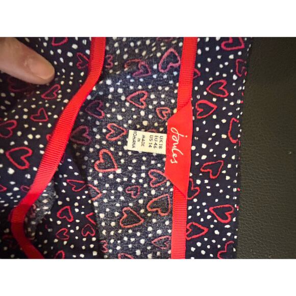 Joules Alissa Dotty Heart Skirt Women Size 14 Novelty Valentine's Day - Picture 3 of 5